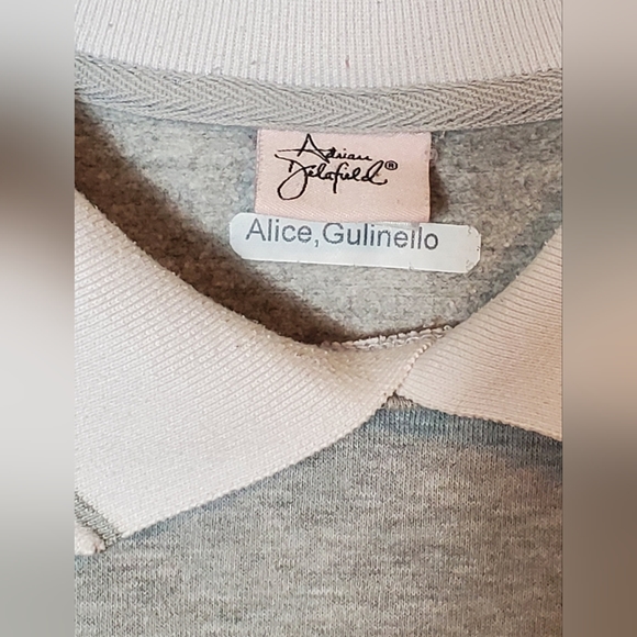 Vintage 90's Adrian Delafield Floral Embroidered Pullover Sweater Size Medium - Picture 4 of 4